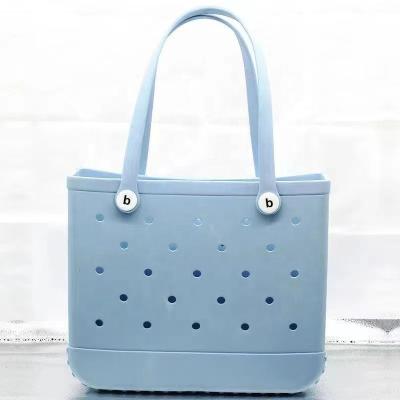 China Fashion Large Hole EVA Bogg Bag Large Tote Eva Tote Beach Bag Waterproof Handbag Tote for sale