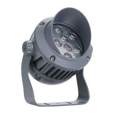 China Clear LANDSCAPE ip65 10w 18w 15w gold amber color led flood light for exterior building wall lighting for sale