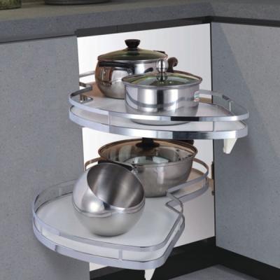 Κίνα Magic Kitchen Corner Basket  Magic Corner Kitchen Tray Kitchen Cabinet Corner Swing Tray προς πώληση