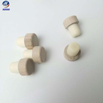 China 2022 new design wholesale price cork cap jar non refillable glass cork lid synthetic cork for sale for sale