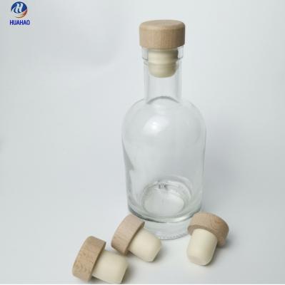 China New Design 2022 Wholesale Price Non-Refillable Cork Cap Bottle Glass Plastic Bottle With Cork Glass Customized Bottles With Cork For Sale for sale