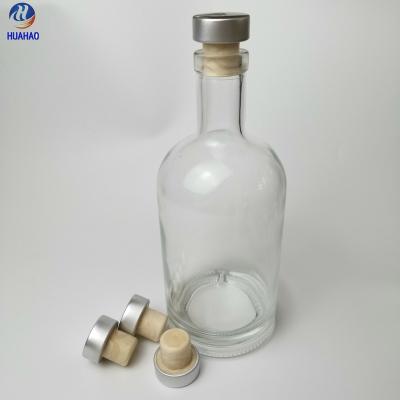 China Customized Non Refillable Luxury Wine Top Spirits T Bar Cap Bottle Aluminum Synthetic Cork for sale