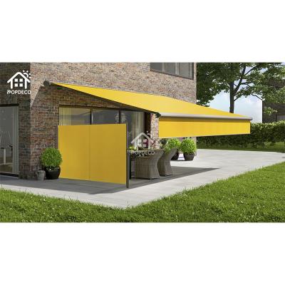 China 100% Waterproof Retractable Sunshade Balcony Motorized Full Cassette Awnings for sale