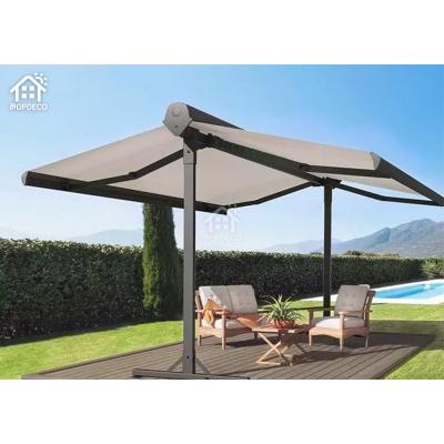 China 100% Waterproof Outdoor Structure Solutions Heavy Duty Full Cassette Motorized Retractable Tent for sale