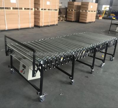 China Oil Resistant Flexible Powered Roller Conveyor for sale