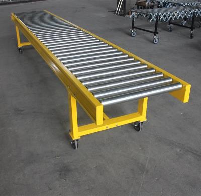 China Gravity Fire Resistant Horizontal Portable Roller Conveyor for sale