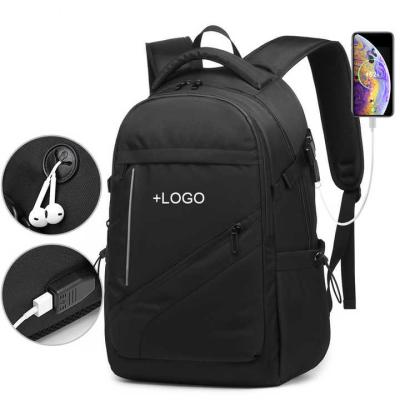 China With USB Large Capacity Laptop Backpack 15.6 Inch Travel Backpack Business Waterproof Anti-theft Bag For Men for sale