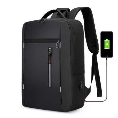 China With Single USB Rechargeable Business Laptop Bag 15.6 Inch Laptop Backpack Travel Bag Business Backpack Bags For Men for sale