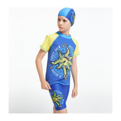 China Best Selling Printed Swimsuit Boy Breathable 1 Piece Children Swimsuit Shorts Customized Swimwear Swimwear Kids Boy for sale