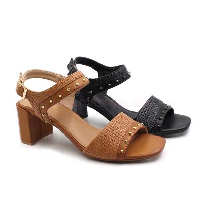 China 2020 Deodorization RMC High Heel Women's Sandals With Special Material And Rivet for sale