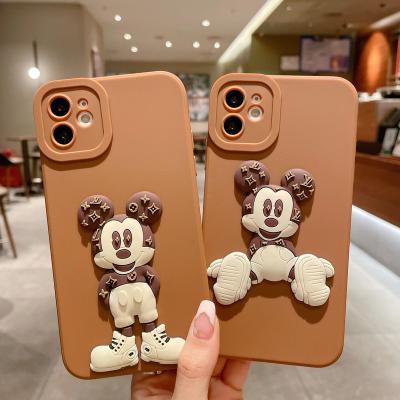 China Fashion Style Phone Case Camera Shockproof Shock Proof For Oppo Realme9i Q2 C21 F17PRO A96 A36 A56 A9 Cute Cartoon Silicon Soft Shell for sale