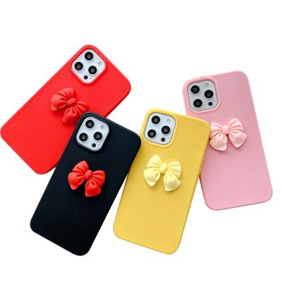 China Anti-fall whole sale low price simple bowknot frosting soft TPU cell phone case for Nova3e 4E 2Lite P20 P30PRO Y5 Y6 Y7 2019 for sale