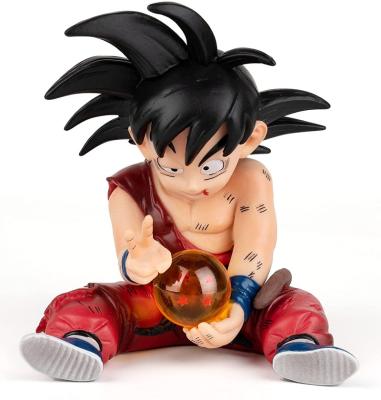 China Cartoon Toy Sun Goku Golden Cudgel Collectible Birthday Gifts PVC Anime Action Figures for sale