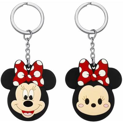 China Hot Sales Plastic Customized Soft PVC Rubber Key Chains For Promotional Gifts Cheap Key Chains With Packing for sale