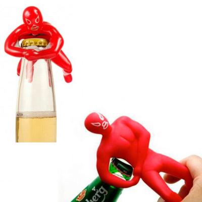 China Customized Sustainable Luchador Bottle Opener Beer Metal RED Ring for sale