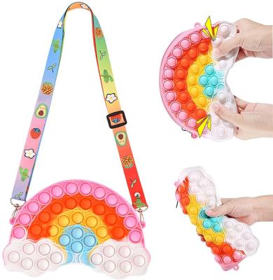 China 2022 Custom Eco - Friendly Material Cross - Body Backpack Halloween Treat Shoulder Bags Sensory Toy for sale