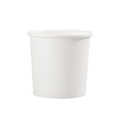 Китай Food Grade High Quality Biodegradable White Paper PE Cup 12OZ Coated Paper Cups With PP Lids продается