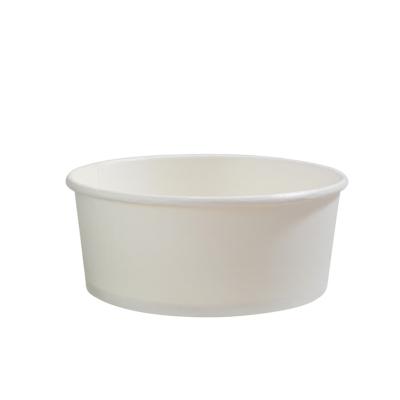 China Restaurant 1100ml Takeawy Food Box Packaging Paper Soup Cup Disposable Rice Paper Bowl Biodegradable Customizable à venda