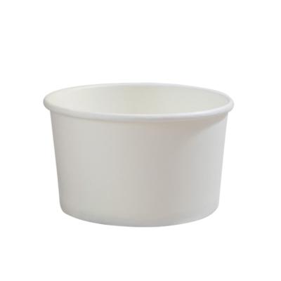 China Heatable 450ml Paper Bowl Container Compostable Biodegradable Paper Disposable Takeout Box Packaging for sale