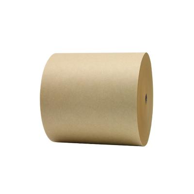 中国 100% Eco Friendly Waterproof Recycle Food Grader Vacuum Fill Brown Wrapping Jumbo Kraft Paper Roll For Wrapping And Food 販売のため