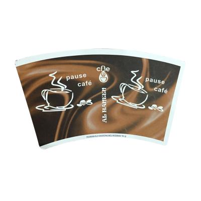 China Biodegradable Accept Christmas Paper Cup Raw Material Factory Paper Cup Fan Printer Custom PE Coated Paper Cup Fans Te koop