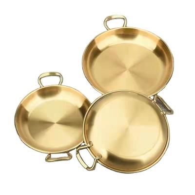 China New Viable Arrive Tray For Kids Metal Food Colorful Brass Serving Trays for sale