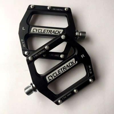 China CYCLETRACK Mountain Bikes Pedal Six Pedal Aluminum Alloy Palin Aluminum Alloy Bicycle CNC Pedal for sale