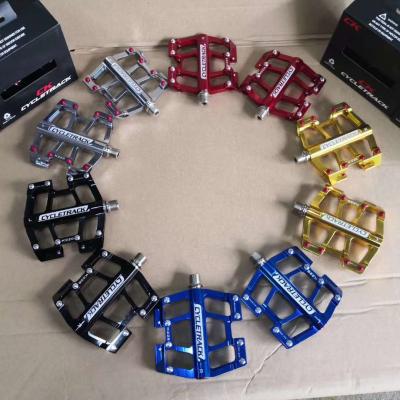 China Mountain Bikes CYCLETRACK Bicycle Aluminum Pedals Six Palin Aluminum Bicycle CNC Pedals for sale