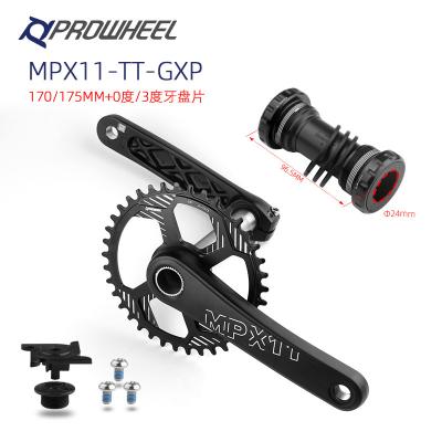 China Mountain Bikes bicycle parts Prowheel haomeng tooth disc aluminum alloy GXP cavity integrated 11 speed mountain bikeBicycle directly crank and C for sale