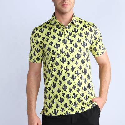 China New Arrivals QUICK DRY Sublimation UV Dry Fit Sports Polyester Cotton Polo Shirts Golf Shirts for sale