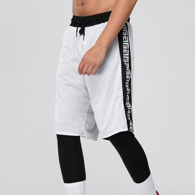 China Breathable Man Workout Tank Top Shorts Sets Nylon Mesh Gym Shorts Mens Training Basketball Sweat Shorts for sale