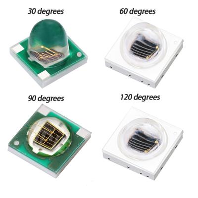 China Surveillance CCTV Cameras 3535 SMD High Power 3W 5W 6W Led 460nm 480nm 520nm 590nm 620nm 650nm 660nm 680nm Add LED Diode Focusing Lens for sale