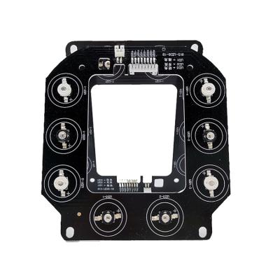 China Infrared Night Vision Source 850nm Manufacturers Road Bottom Lighting Surveillance 100m-200m Infrared Night Vision Surveillance Lights 850nm 8 PCB Support Customizations for sale