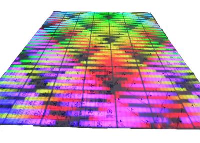 China Acrylic Panels Digital LED Dance Floor Full Color RGB / Saturday Night Fever Dance Floor for sale