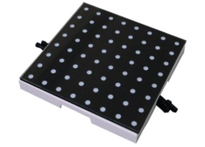 China Programable Inductive LED Pixel Dance Floor IP65 Tempering Glass F5 Single Color for sale