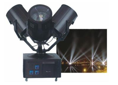 China DMX Outdoor Sky Search Light Lamp 3KW - 8KW Three Heads Moving Head for sale