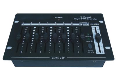 China Simple 16 Channel LED DMX Lighting Controller 3P Female DMX Connector for sale