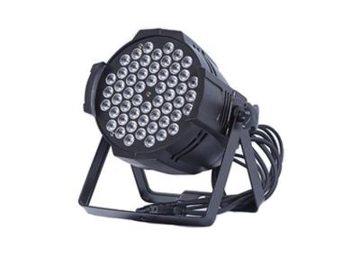 China Indoor LED Par Can Light DJ Stage Equipment DMX RGBW 54 X 3W Color Strobe Effect for sale