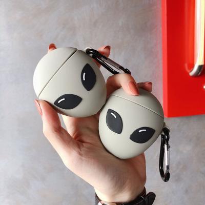 China Alien Glow Case For Airpods Alien Case For Airpod Earbuds Silicone Cover Device Earphone Filling Case for sale