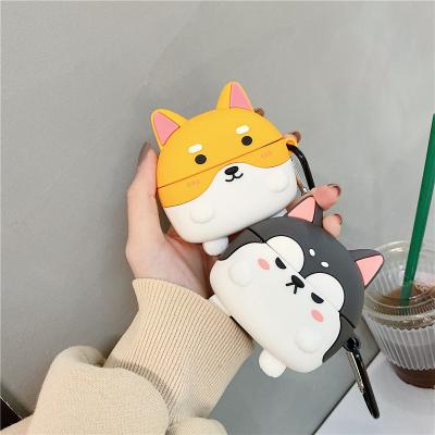 China Corgi Dog For Huawei Freebuds Pro Earphone Cover Device Cartoon Dog Case For Huawei Freebuds Pro TWS Earphone Cover Device for sale