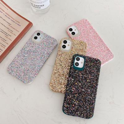 China Protect Your iPhone 12 Luxury Bling Bling Diamond Cell Phone Case For 12 pro 12 pro Max Cell Phone Cover for sale