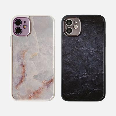 China Protect Your Cell Phone INS Marble Case Lens Phone Protective Electroplating Case For iPhone12 12 Pro Max for sale