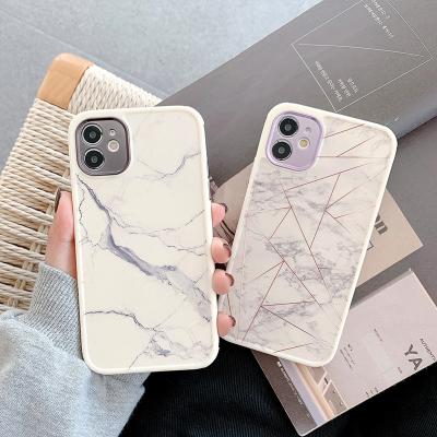 China Protect Your Cell Phone INS Classic Marble Case Lens Phone Protective Electroplating Case For iPhone12 12 Pro Max for sale