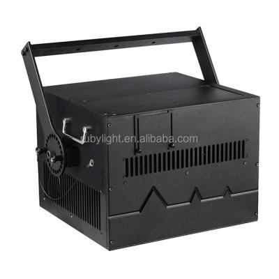 China Programmable Theme Park 10000mw Laser Advertising Projector Green Light for sale