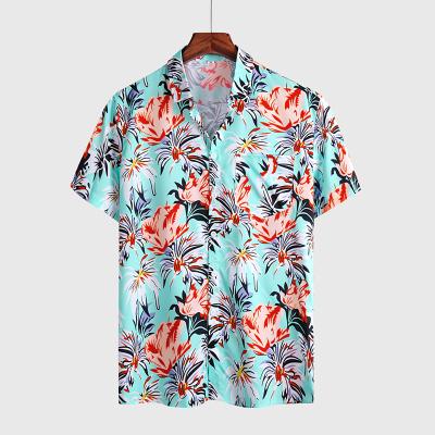 China Anti-Pilling Digital Print Hawaiian Man Casual Shirt For Men for sale