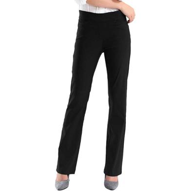 China Anti-pilling Women Loose Straight Leg Casual Pants High Waist Breeches for sale