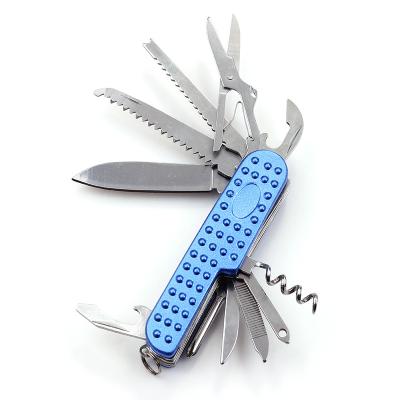 China Mini Small Corkscrew Outdoor Multi Functional Pocket Knife Mountaineering Pocket Tool Knife With Aluminum Handle for sale