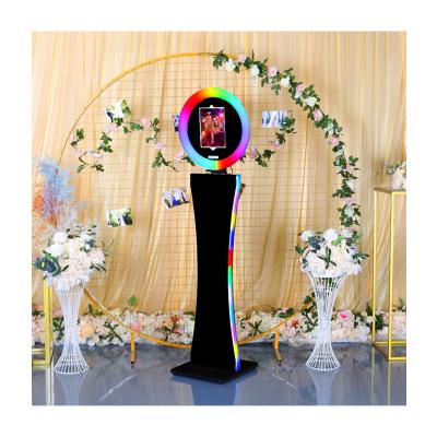 China Rotation Portable Roamer Mode Selfie Photobooth iPad Photobooth Stand Machine Wand Printer PT01-IPAD for sale