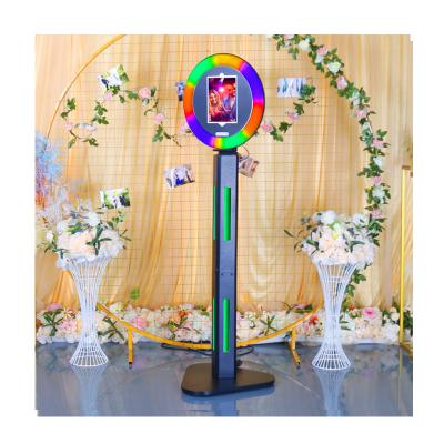 China Ipad 12.9 Mini Party Portable Magic Selfie Camera Roamer Photobooth Ring Light LCD Display iPad Photo Booth Shell With Ring Light Pt01-ipad for sale