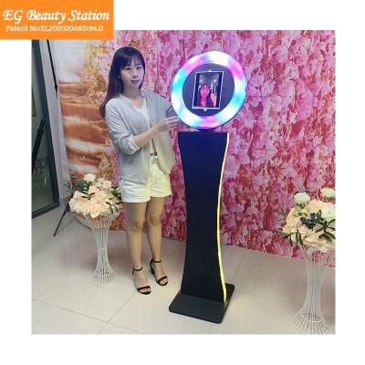 China 360-degree Rotating Portable Magic Camera iPad Selfie Photo Booth Shell Stand Photobooth 9.7/10.5/11inch for sale